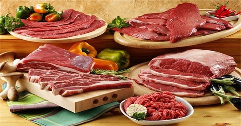 Các loại thịt có chứa nhiều calo