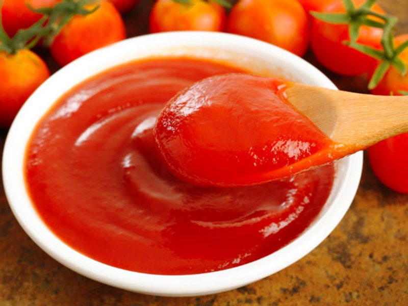 Sử dụng nước sốt cà chua